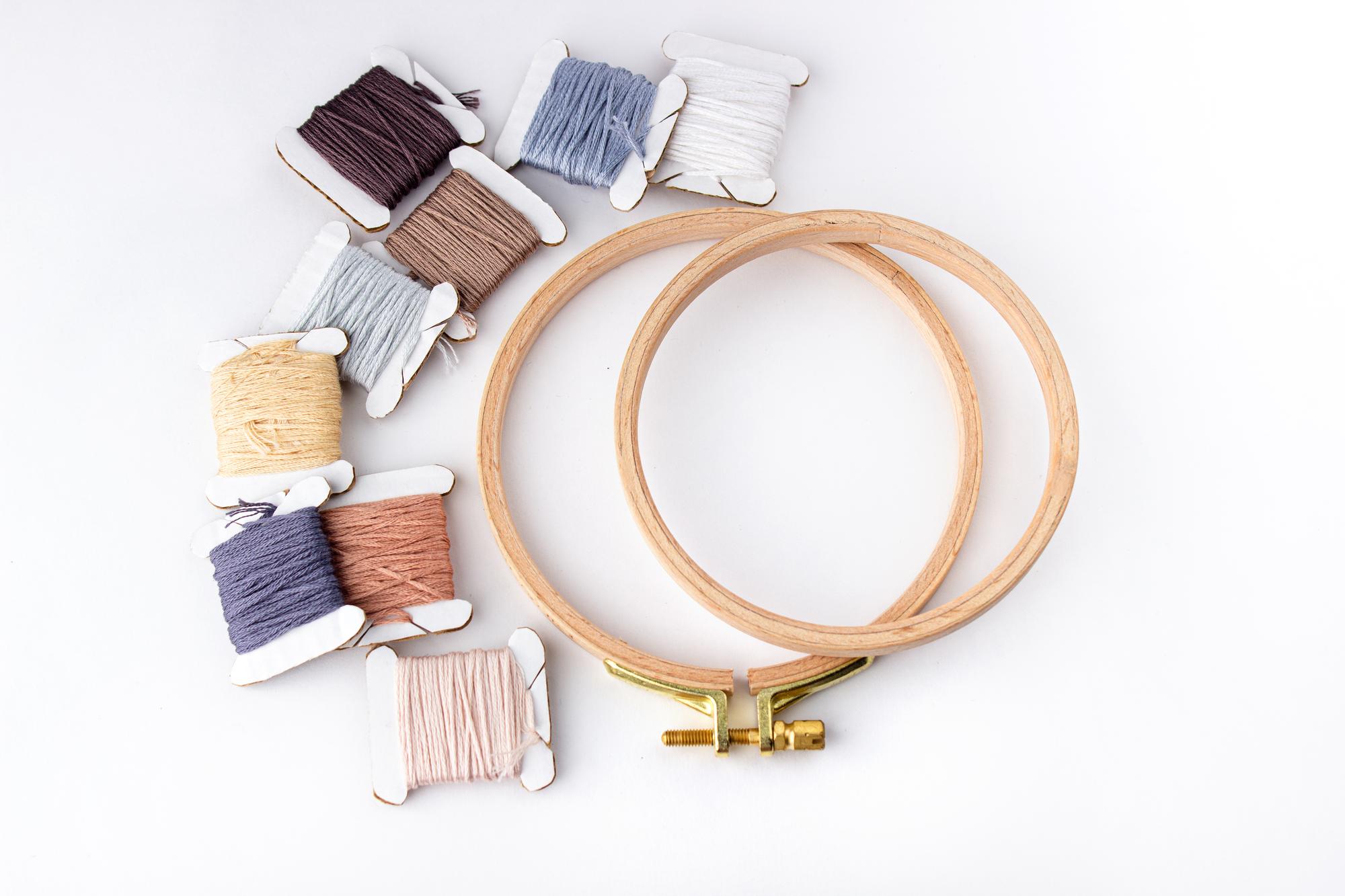 Workshop with threads and hoop